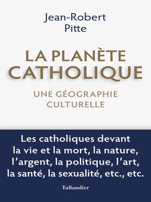 cover image of La planète catholique